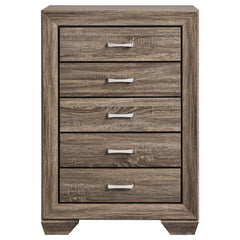 Kauffman 5-piece California King Bedroom Set Washed Taupe - 204191KW-S5