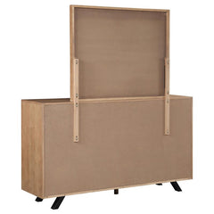 Taylor 7-drawer Dresser with Mirror Light Honey Brown - 223423M