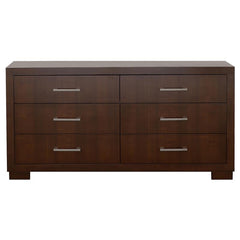 Jessica 4-piece California King Bedroom Set Cappuccino - 200719KW-S4