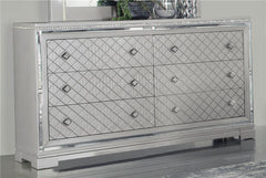 Eleanor 6-drawer Dresser Metallic Mercury - 223463