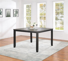 Elodie Counter Height Dining Table with Extension Leaf Grey and Black - 121228