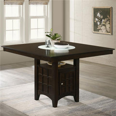 Gabriel Square Counter Height Dining Table Cappuccino - 100438