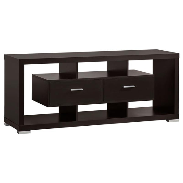 Darien 2-drawer Engineered Wood 59" TV Stand Cappuccino - 700112