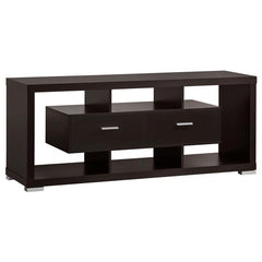 Darien 2-drawer Engineered Wood 59" TV Stand Cappuccino - 700112