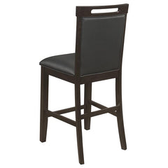 Prentiss 5-piece Rectangular Counter Height Dining Set with Butterfly Leaf Cappuccino - 193108-S5
