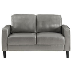 Ruth 3-piece Upholstered Track Arm Sofa Set Grey - 508365-S3