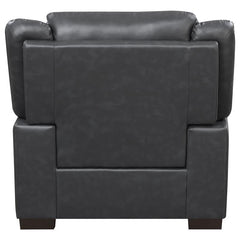 Arabella Upholstered Padded Arm Accent Chair Grey - 506593