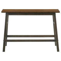 Connie 4-piece Counter Height Set Chestnut and Dark Brown - 192090
