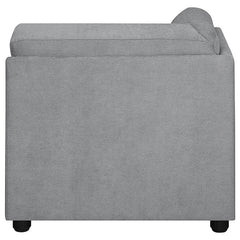 Claude Upholstered Corner Dove - 551005