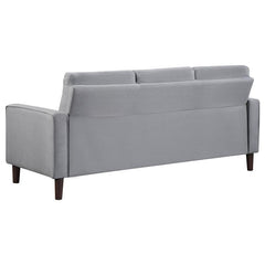 Bowen Upholstered Track Arm Tufted Sofa Grey - 506781