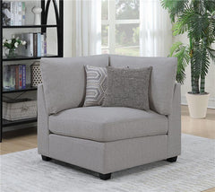 Cambria Upholstered Corner Grey - 551512