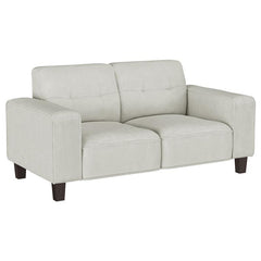 Deerhurst 3-piece Upholstered Track Arm Sofa Set Beige - 509647-S3