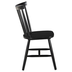 Hollyoak Windsor Spindle Back Dining Side Chairs Black (Set of 2) - 183042