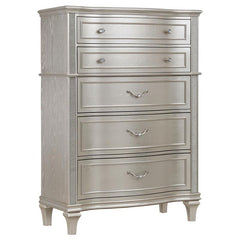 Evangeline 5-piece California King Bedroom Set Silver Oak - 223390KW-S5