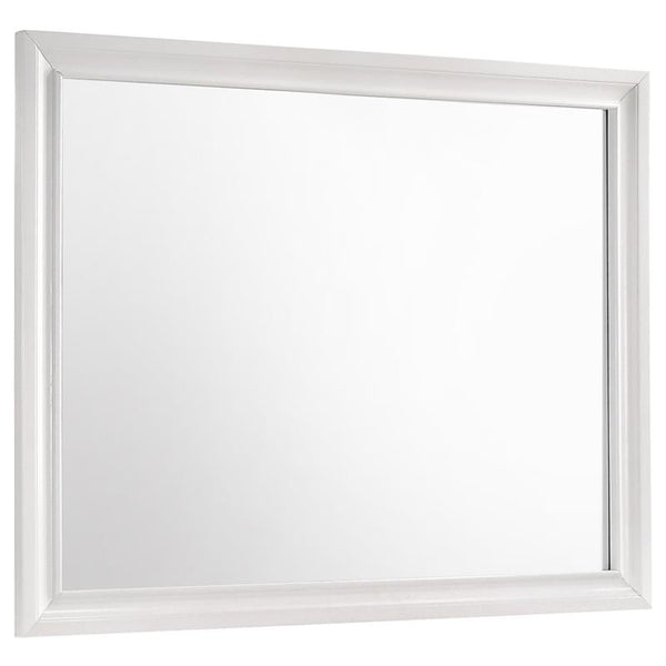 Miranda Rectangular Dresser Mirror White - 205114