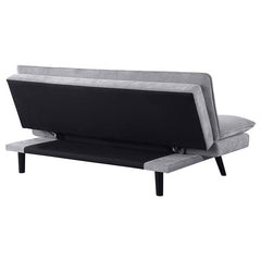 Laredo Upholstered Tufted Convertible Sofa Bed Grey - 360018