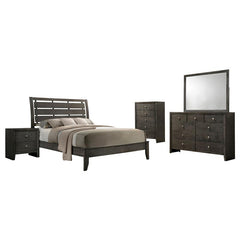 Serenity 5-piece Eastern King Bedroom Set Mod Grey - 215841KE-S5