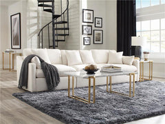 Hobson Upholstered RAF Chair Ivory - 551454RAF