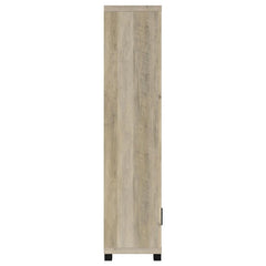 Sachin 3-shelf Engineered Wood Media Tower Distressed Pine - 707746