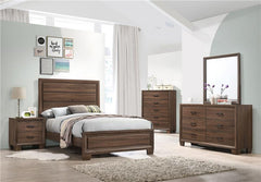 Brandon 5-piece Full Bedroom Set Warm Brown - 205321F-S5