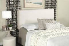 Gigi Upholstered Queen or Full Panel Headboard Ivory - 316031QF