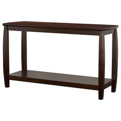 Dixon Wood Entryway Console Table with Shelf Cappuccino - 701079
