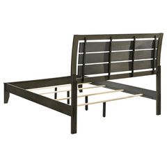 Serenity Wood Queen Panel Bed Mod Grey - 215841Q