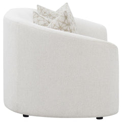 Rainn 2-piece Boucle Upholstered Sloped Arm Sofa Set Latte - 509171-S2