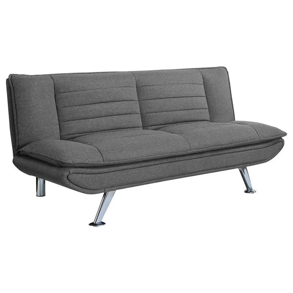 Julian Upholstered Tufted Convertible Sofa Bed Grey - 503966
