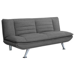 Julian Upholstered Tufted Convertible Sofa Bed Grey - 503966