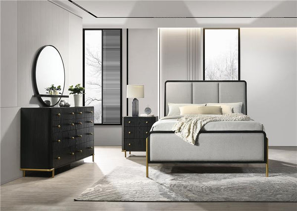 Arini 4-piece Queen Bedroom Set Black and Grey - 224331Q-S4