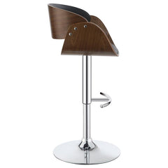 Dana Adjustable Bar Stool Black and Chrome - 104965