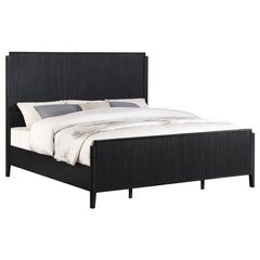 Brookmead Wood California King Panel Bed Black - 224711KW