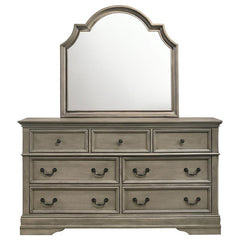 Manchester 7-drawer Dresser with Mirror Wheat Brown - 222893M