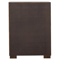 Jessica 5-piece Eastern King Bedroom Set Cappuccino - 200719KE-S5