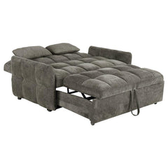 Cotswold Upholstered Convertible Sleeper Sofa Bed Dark Grey - 508308