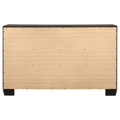 Kauffman 6-drawer Dresser Dark Cocoa - 204393