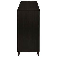 Lewes 2-door Engineered Wood 60" TV Stand Cappuccino - 700881