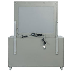 Gunnison 6-drawer Dresser with Mirror Silver Metallic - 223213M