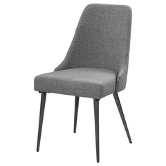 Alan Upholstered Dining Chairs Grey (Set of 2) - 190442