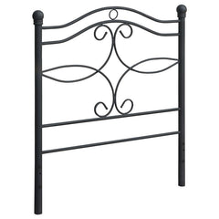 Callie Metal Twin Open Frame Headboard Matte Black - 450102T