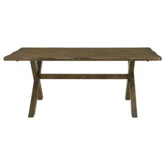 Alston X-shaped Dining Table Knotty Nutmeg - 106381