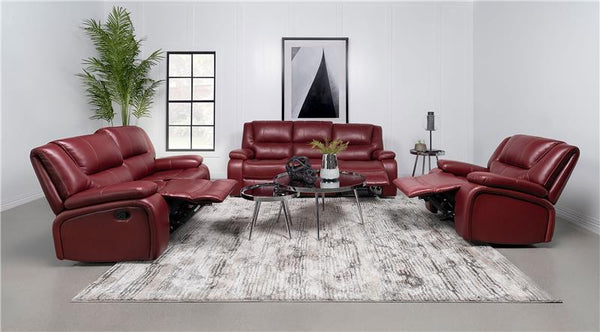 Camila Upholstered Glider Recliner Chair Red - 610243