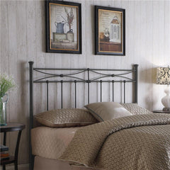 Lane Metal Queen or Full Open Frame Headboard Rustic Bronze - 300187QF