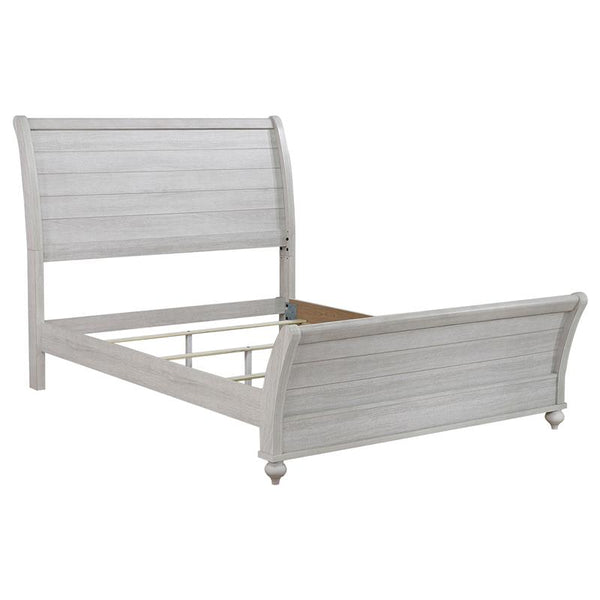 Stillwood Wood Eastern King Sleigh Bed Vintage Linen - 223281KE