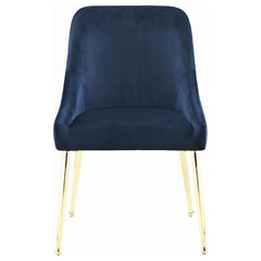Mayette Parsons Wingback Dining Side Chairs Dark Ink Blue (Set of 2) - 192492