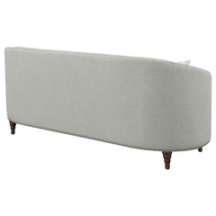 Avonlea Upholstered Sloped Arm Sofa Grey Fabric - 505641