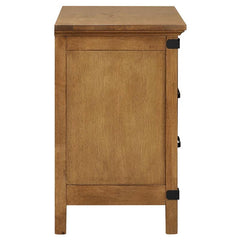 Brenner 3-drawer Night Stand Rustic Honey - 205262