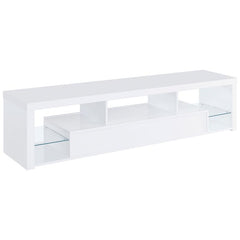 Jude 3-piece 71" TV Entertainment Center White High Gloss - 704251-SET