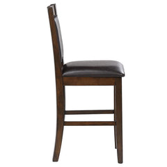 Dewey 5-piece Rectangular Dining Set Brown and Walnut - 115208-S5